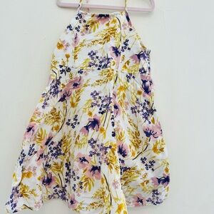 Old Navy Floral A-Line Skirt - Pink, Purple, Yellow size 4T
